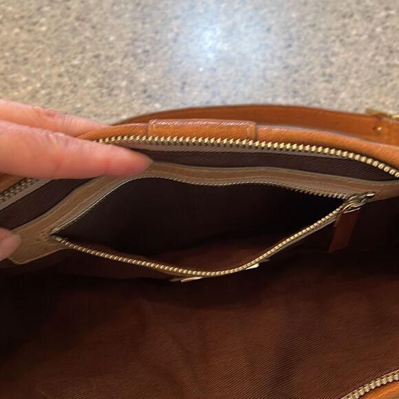 KOOBA Erin Brown Leather Convertible Bag - Picture 13 of 16